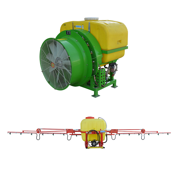 Диференційоване застосування штангового обприскувача та повітряного обприскувача